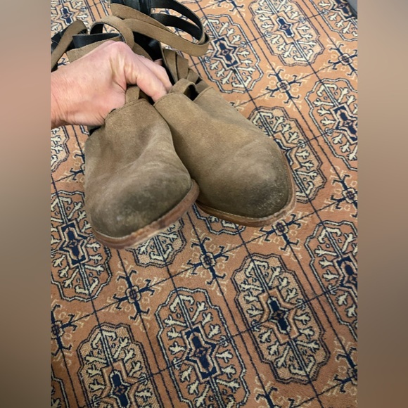 Women’s Free People Sloane Ankle Boot Carmel Brown Suede Sz 40 festival/western - Picture 7 of 11